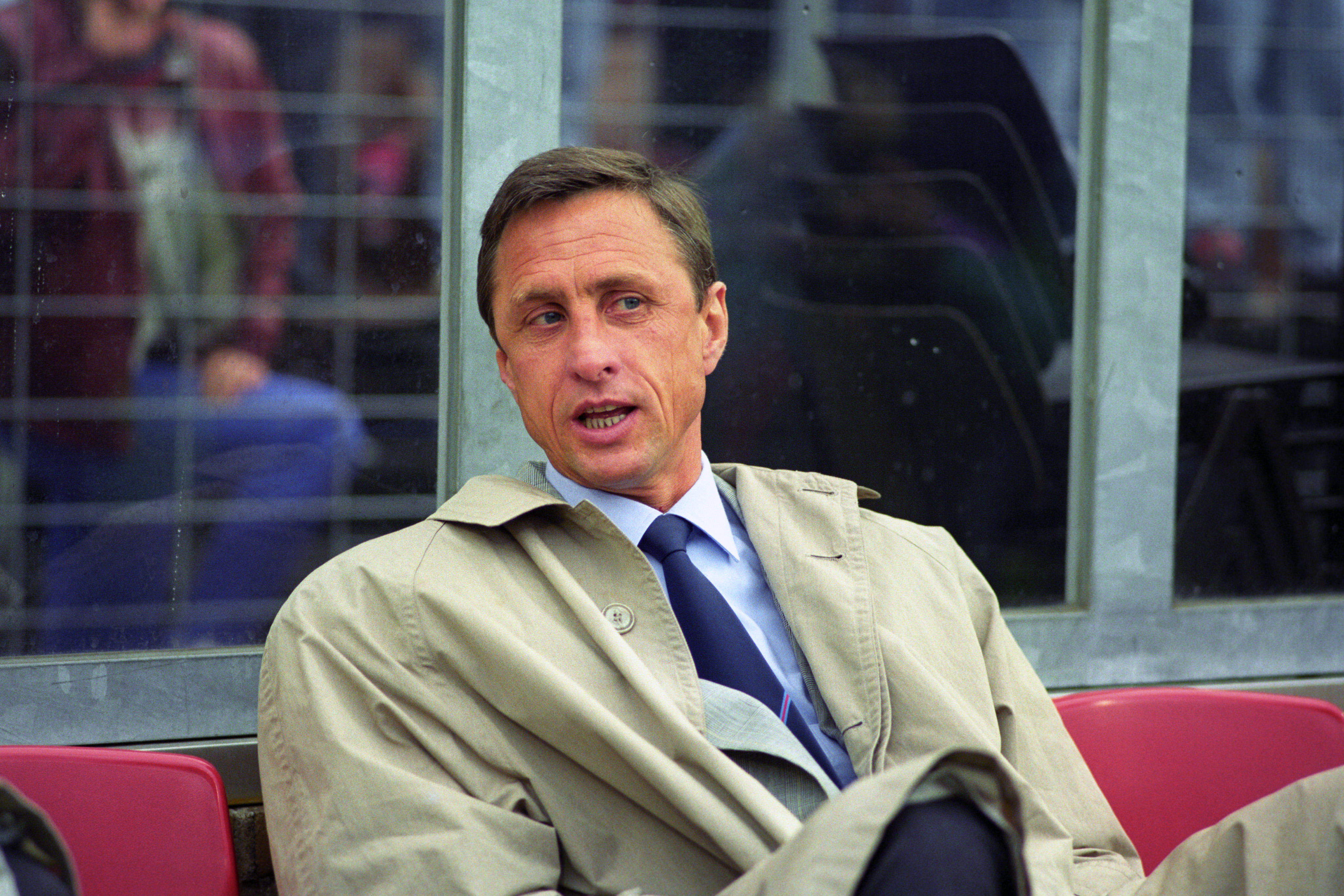 Barcelona manager Johan Cruyff, 1991