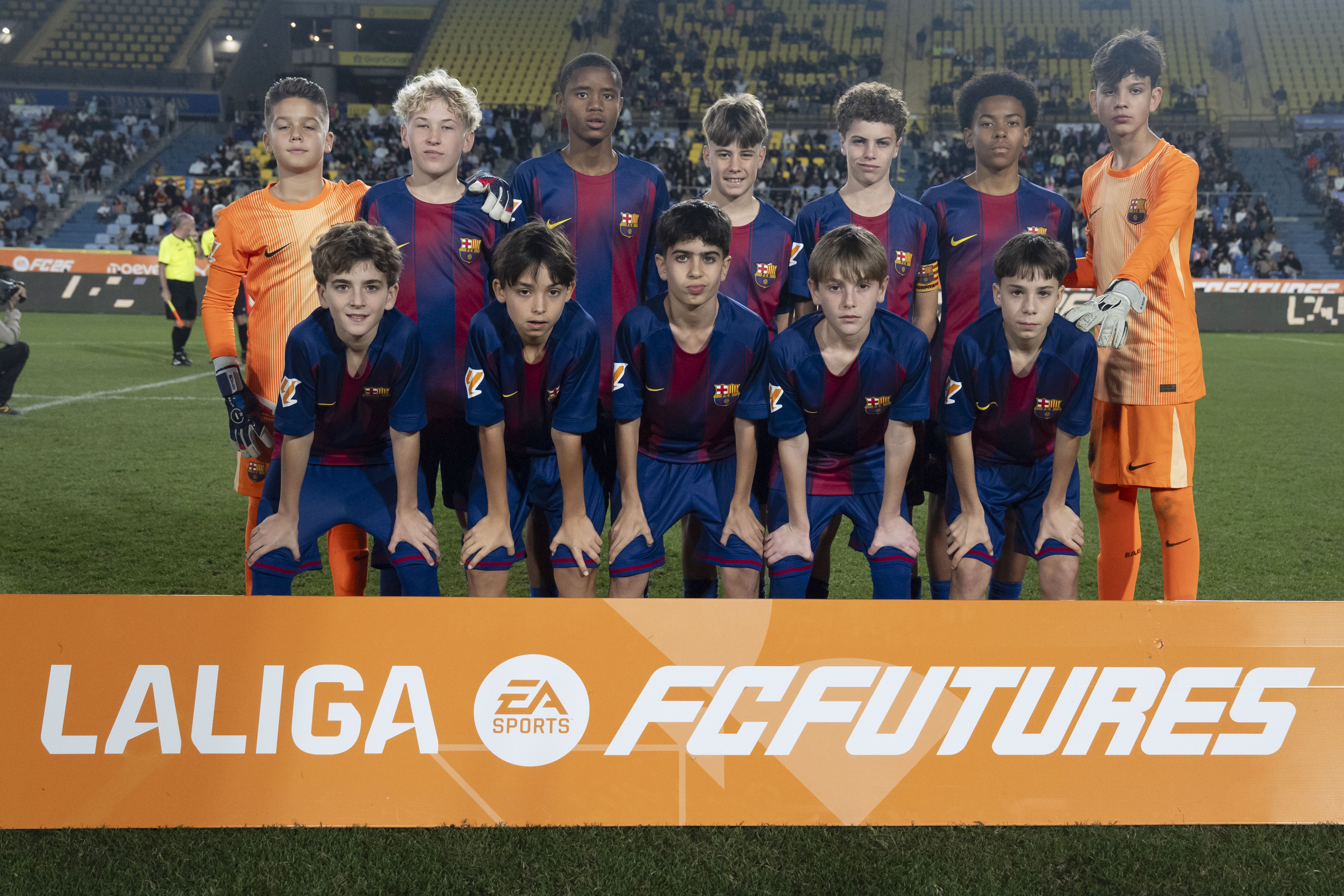 Young footballers take place in the 2025 Futures FC youth tournament on the Canary Islands