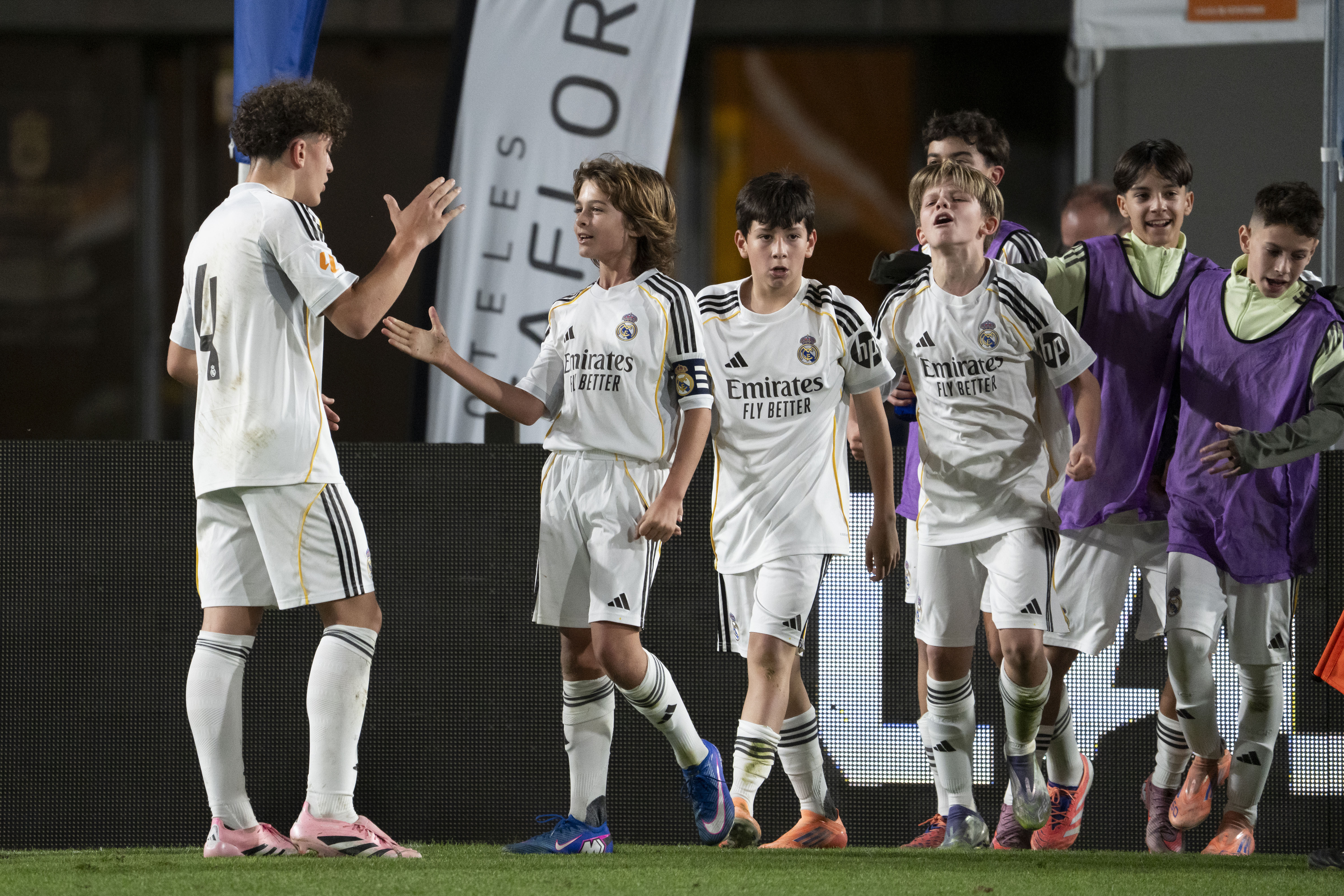 Young footballers take place in the 2025 Futures FC youth tournament on the Canary Islands
